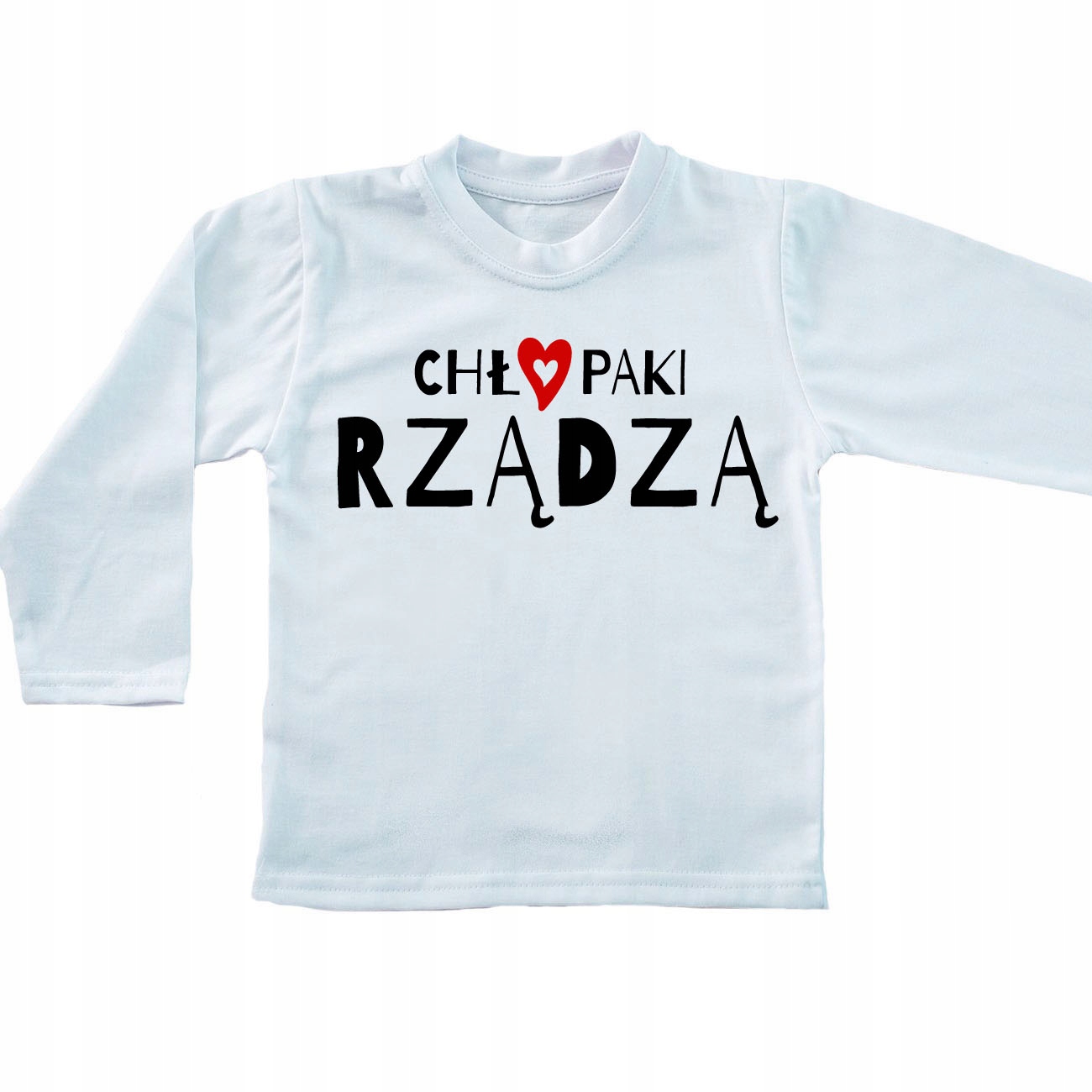 

Koszulka Chłopaki Rządzą Bluzka dziecięca Biały-DR