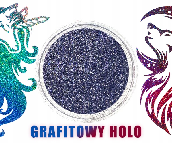 

grafitowy Holo tatuaż brokatowe szablony 3 ml