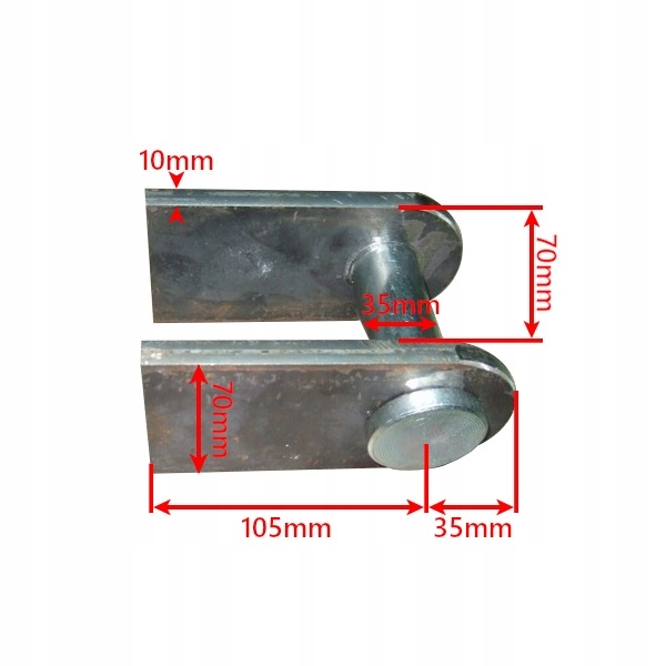 KOMPLETNE MOCOWANIE SIŁOWNIKA UCHO + SWORZEŃ FI 35 Numer katalogowy części 2035.US.FI35IU