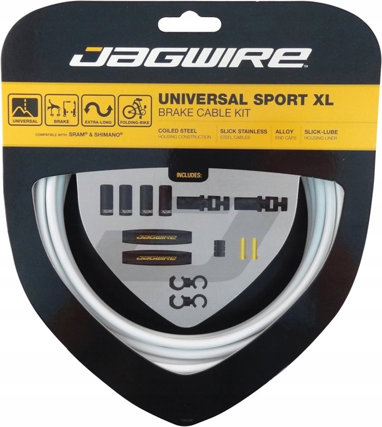 

Jagwire zestaw ham. Universal Sport XL biały