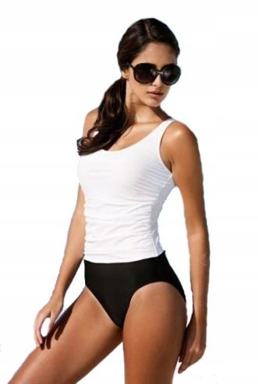 

Strój Kąpielowy Biało-czarny Bonprix 48