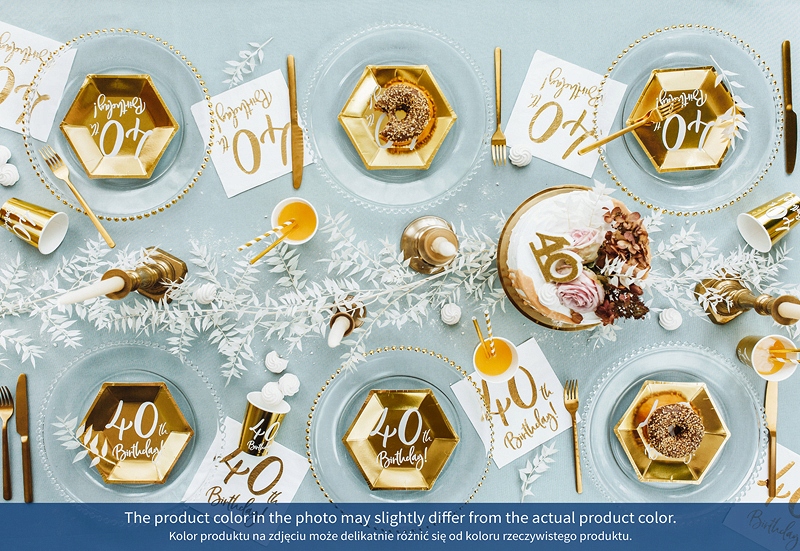 Kubeczki urodzinowe na 18 30 40 50 60 urodziny x6 Materiał papier