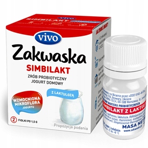 

Simbilakt Laktuloza Vivo Zakwaska Zakwaski jogurt