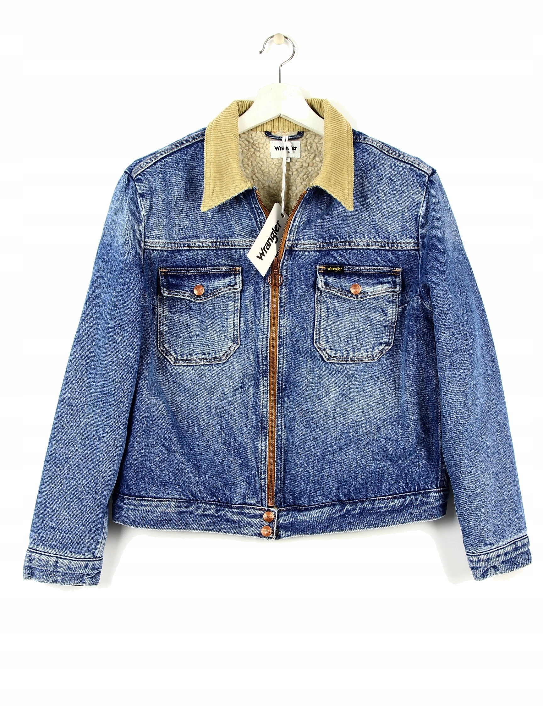 

Wrangler Boyfriend Kurtka Jeansowa Sherpa _ Xs