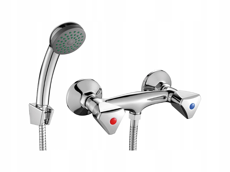 

Bateria Prysznicowa Na Pokrętła Zestaw Natryskowy