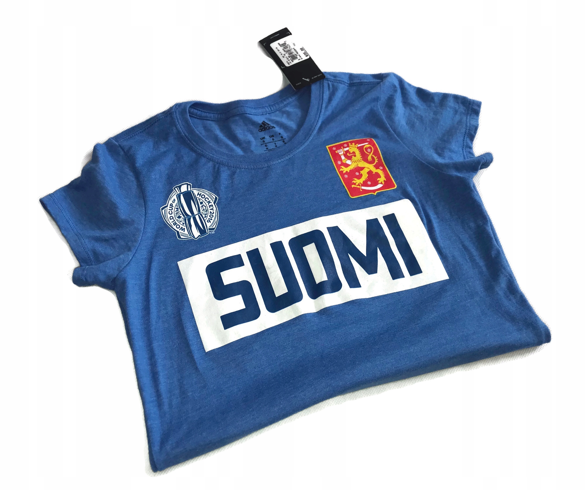 Koszulka damska Adidas Finlandia MŚ16 Donskoi L EAN (GTIN) 888171074279