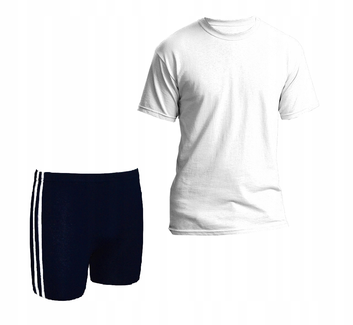 

Strój gimnastyczny wf t-shirt getry bawełna 116