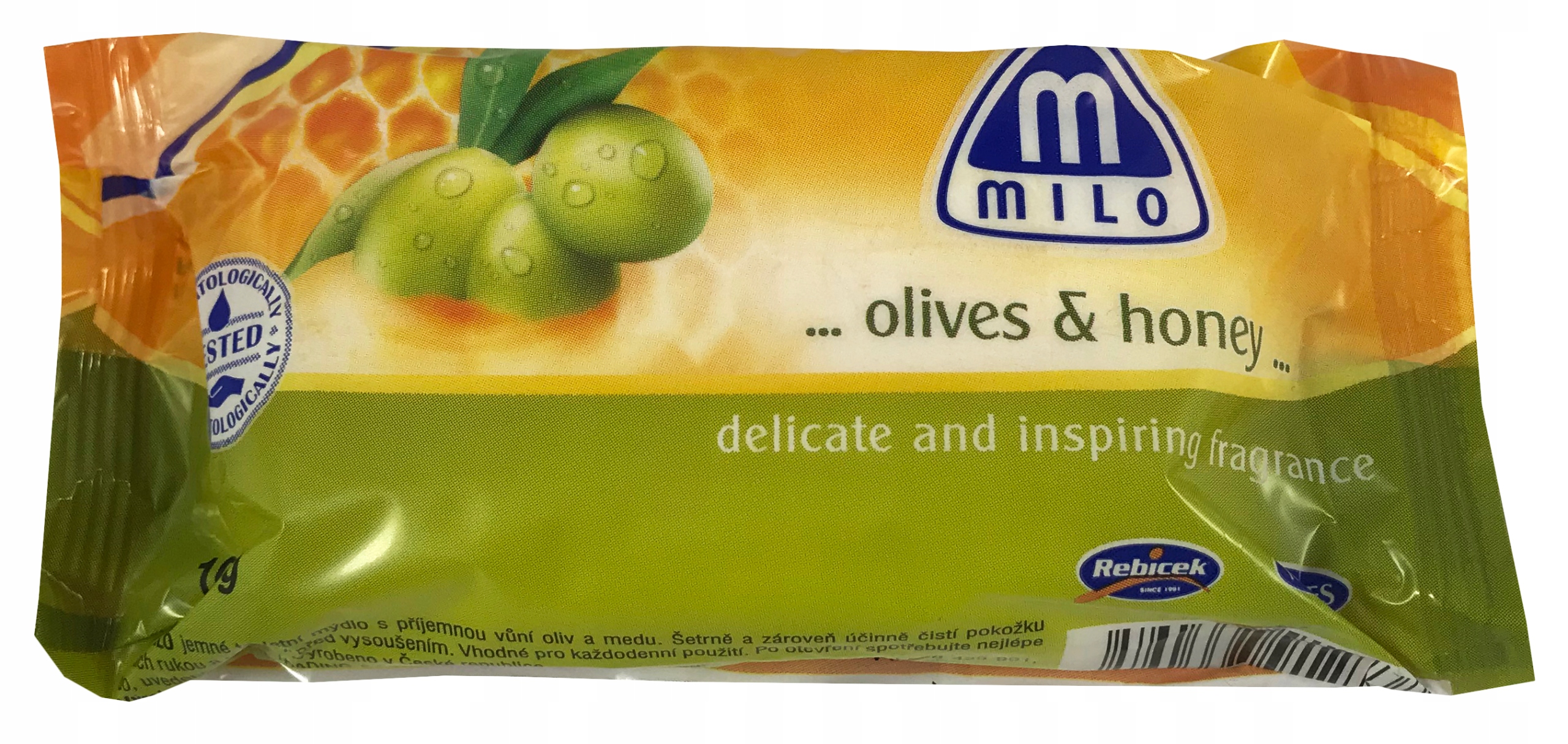 

Milo mydło toaletowe o zapachu oliwka i miód 100gr