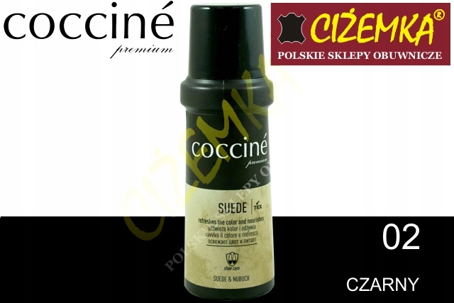 COCCINE FARBA PASTA SUEDE ZAMSZ NUBUK 02 CZARNA Marka Coccine