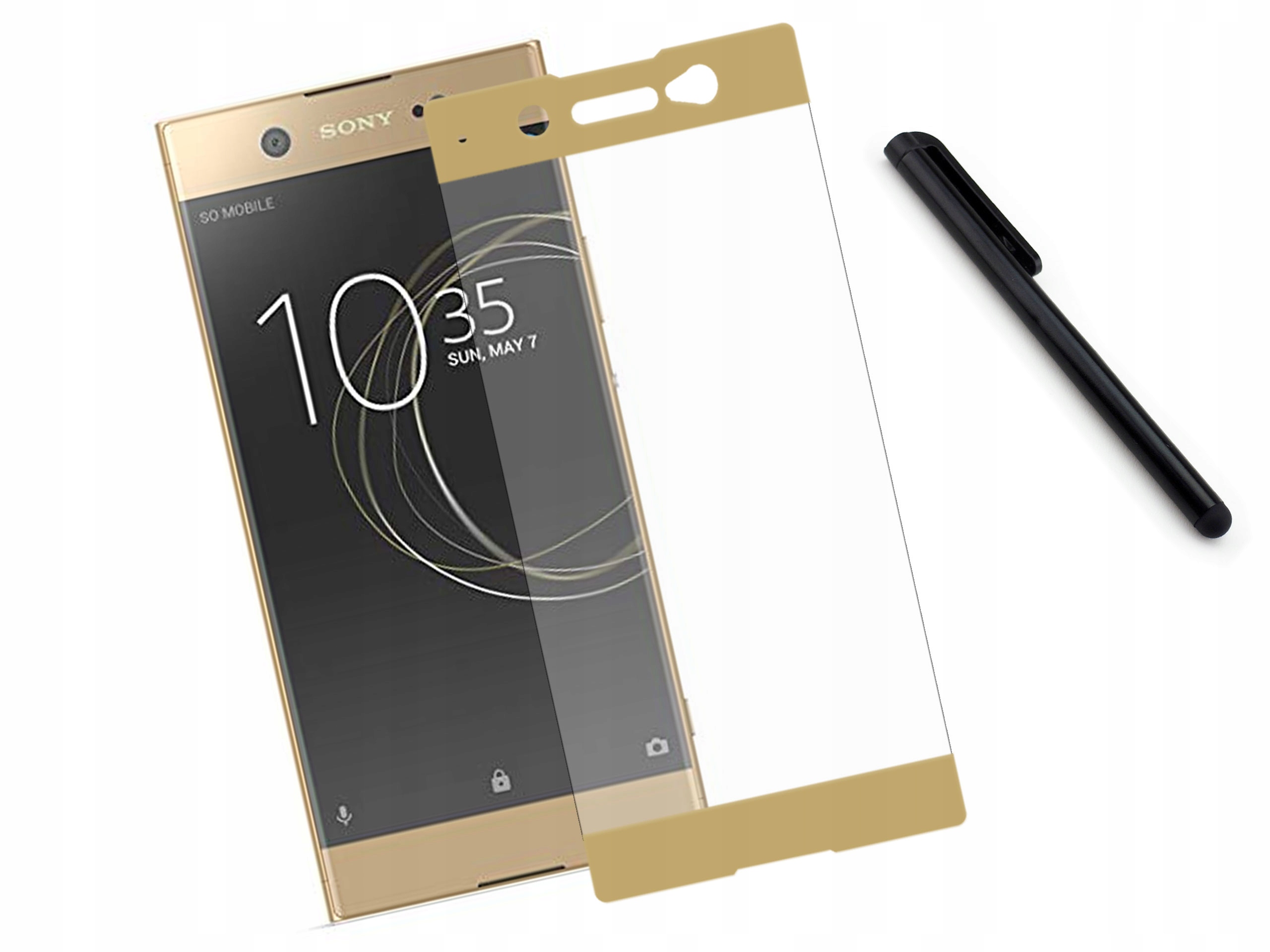 

Szkło ochronne 3D 9H Sony Xperia XA1 Ultra Złote