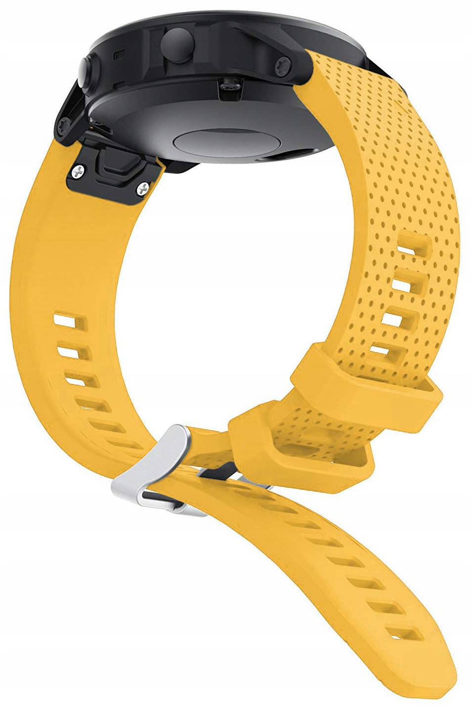 ŻÓŁTY Silikonowy Pasek Garmin FENIX 5S QuickFit