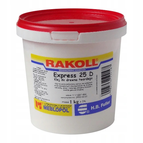 

Klej do drewna twardego Rakoll Express 25 D 1kg