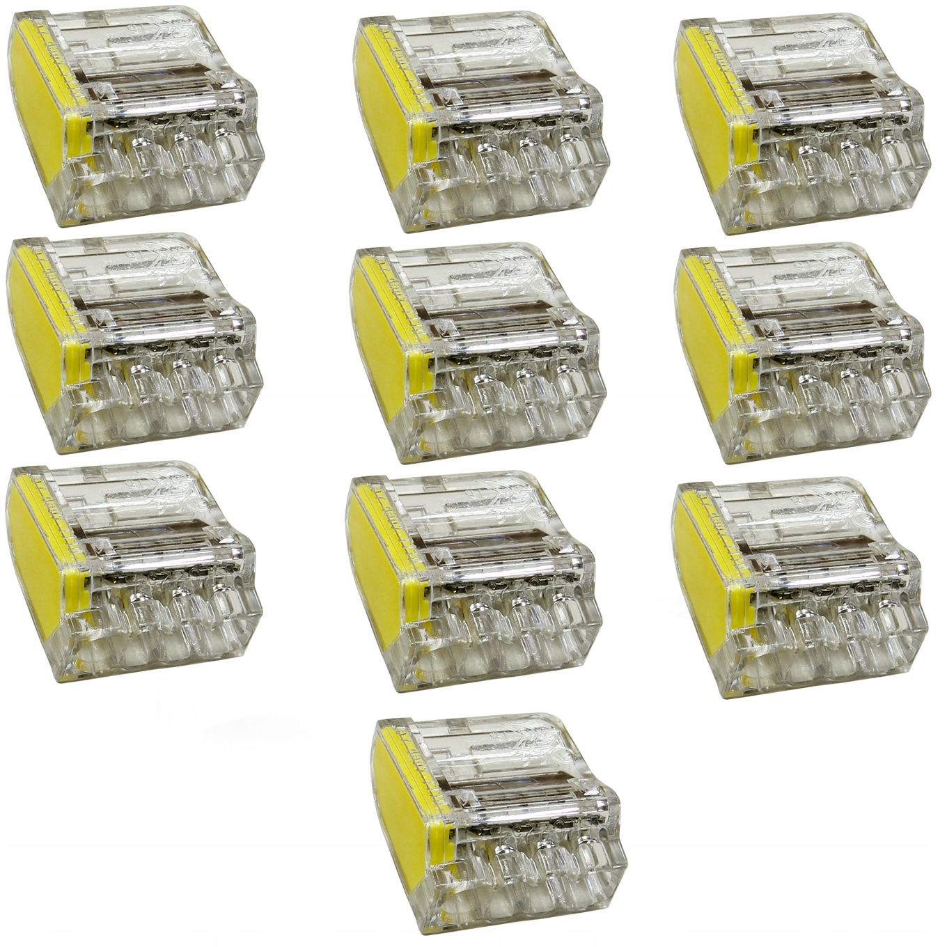 

szybkozłączka elektryczna 4x2,5mm 10 szt złączka