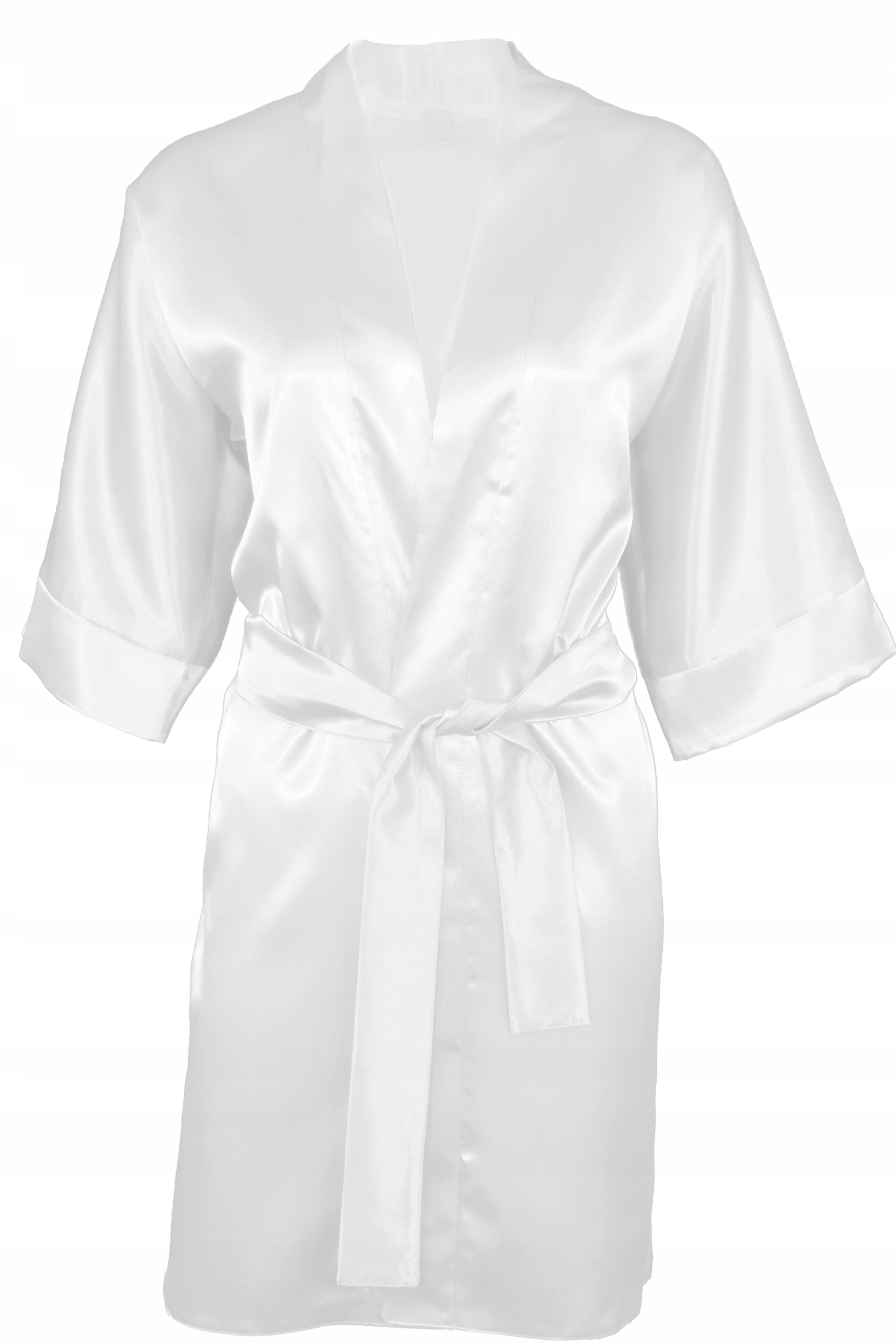DKaren 90 satynowy SZLAFROK - PODOMKA *2XL* BIEL Rozmiar XXL