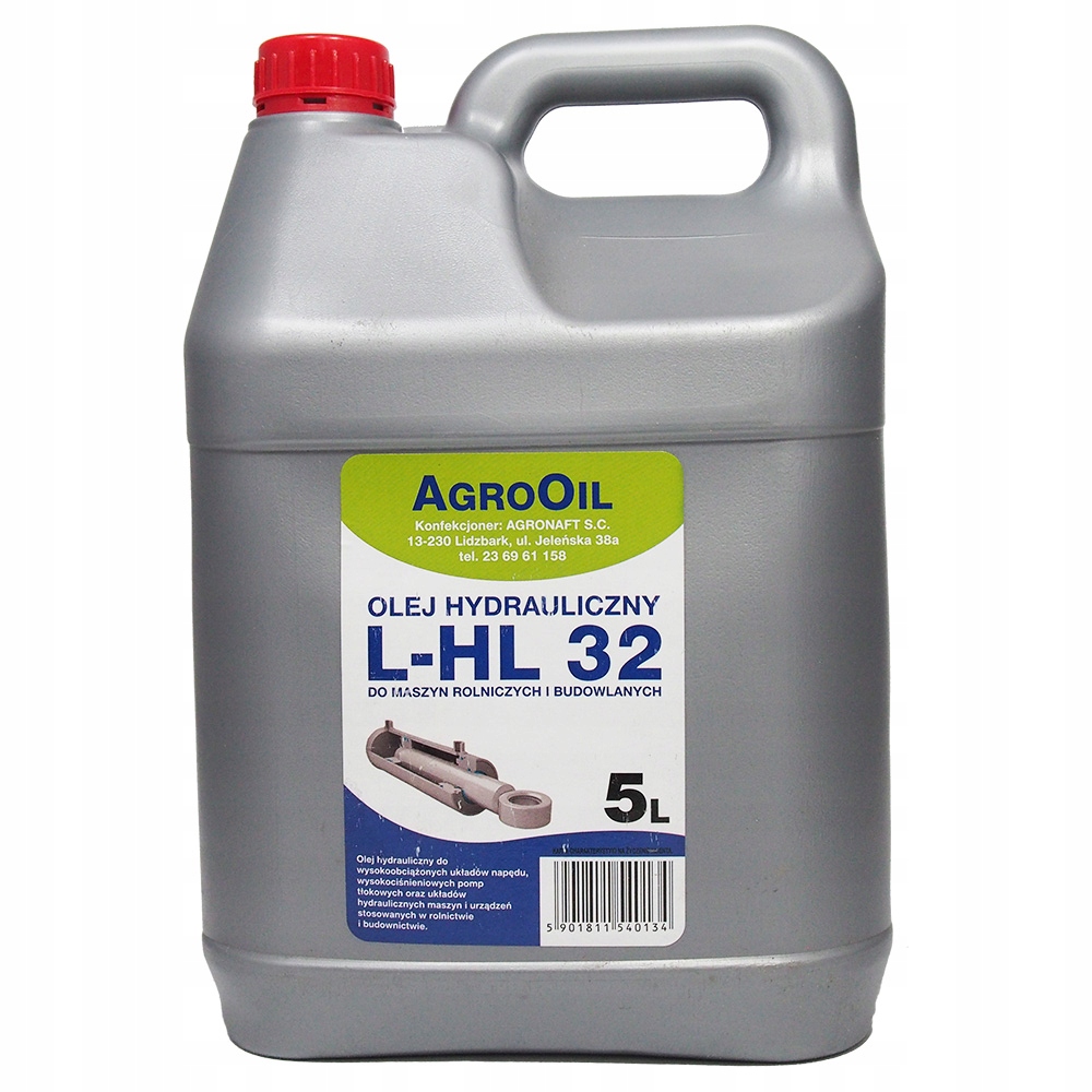 

Agrooil Hydrol L-hl 32 5L olej hydrauliczny