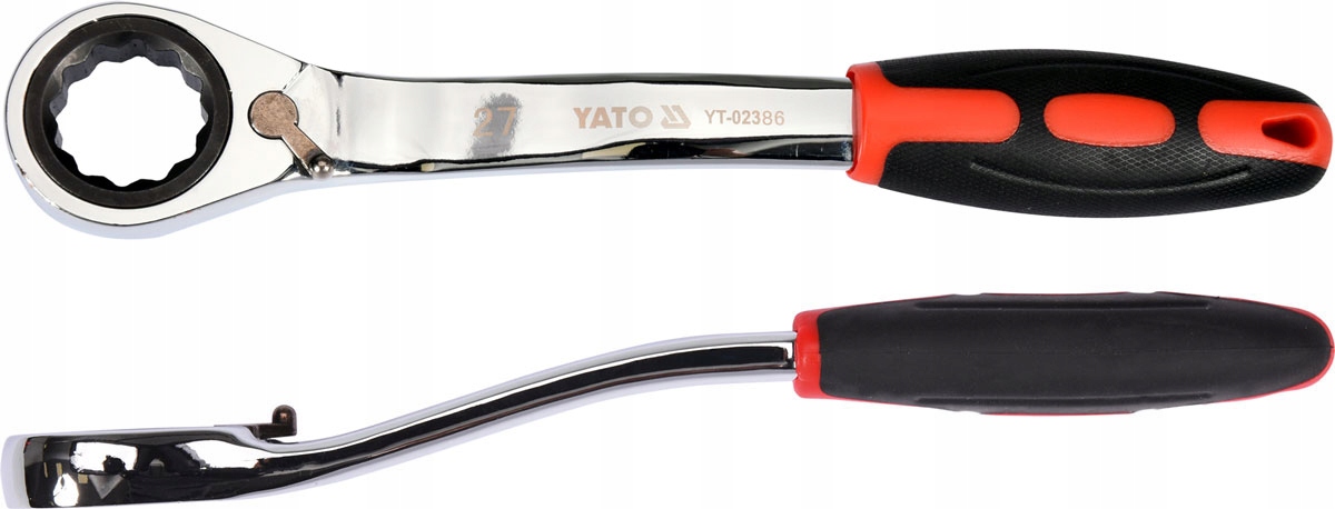 

Yato Klucz Oczkowy 27mm Grzechotka Odgięty CrV