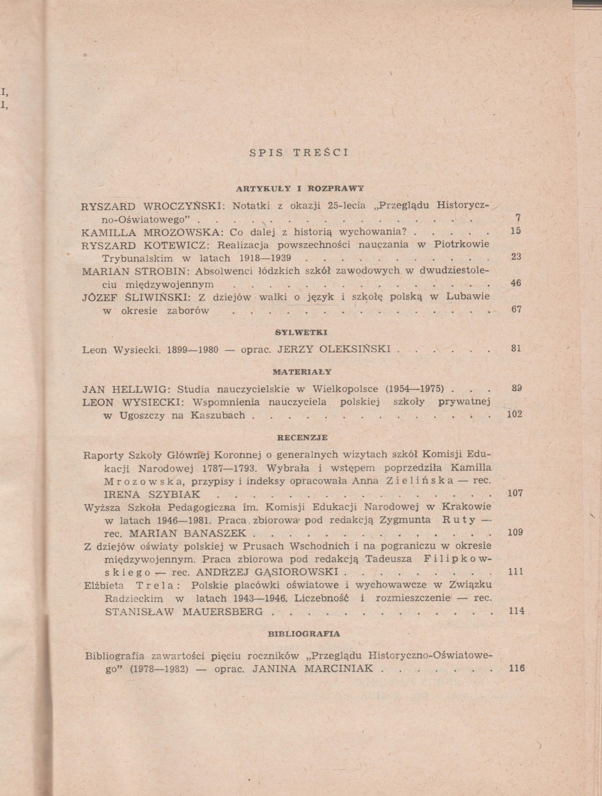 PRZEGLĄD HISTORYCZNO-OŚWIATOWY 1983 cały rocznik Numer czasopisma 1