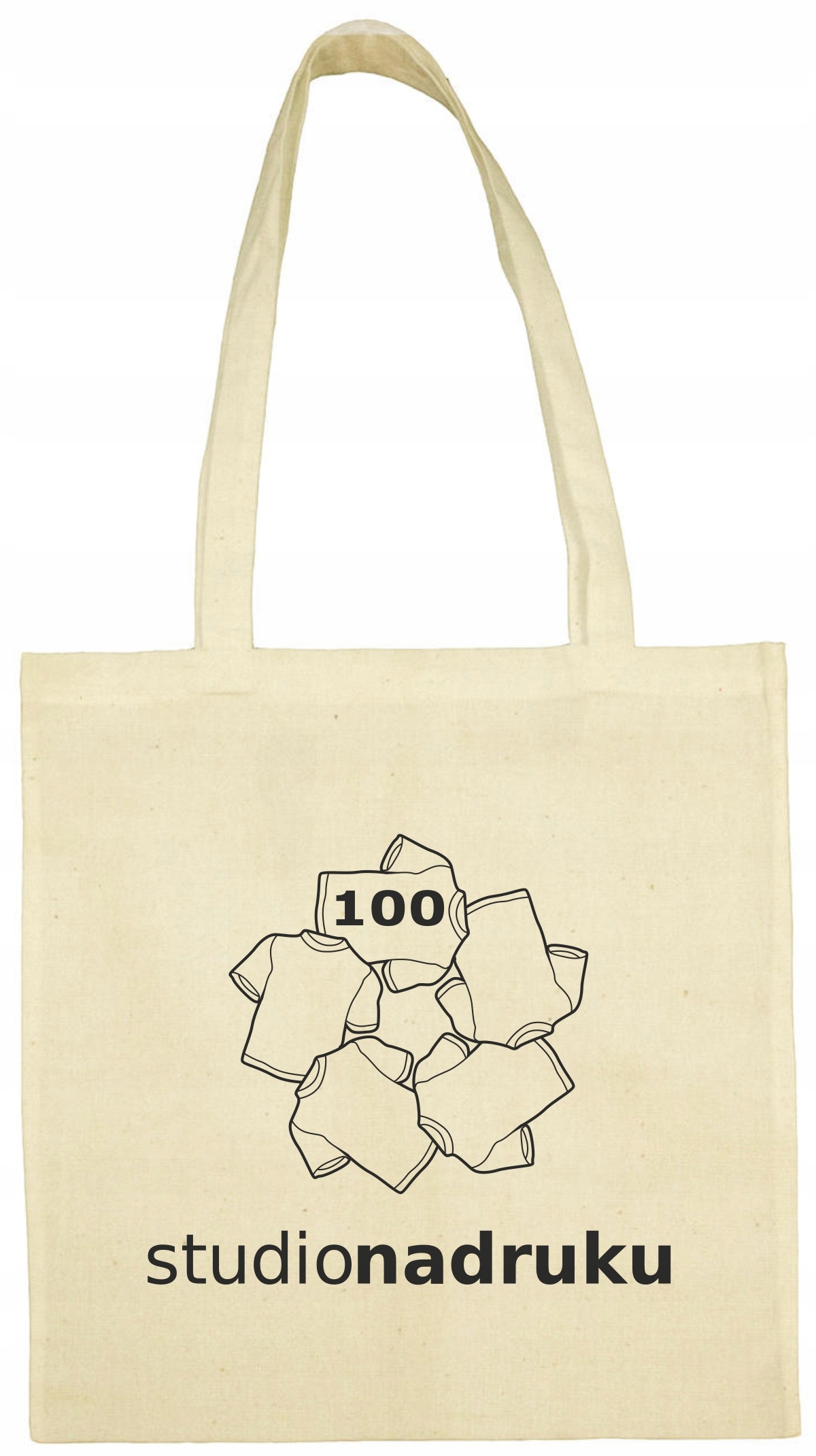 TORBA BAWEŁNIANA Z NADRUKIEM LOGO DŁ. UCHO 100 szt