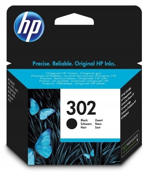 

Tusz Czarny Hp 302 F6U66AE Envy Deskjet