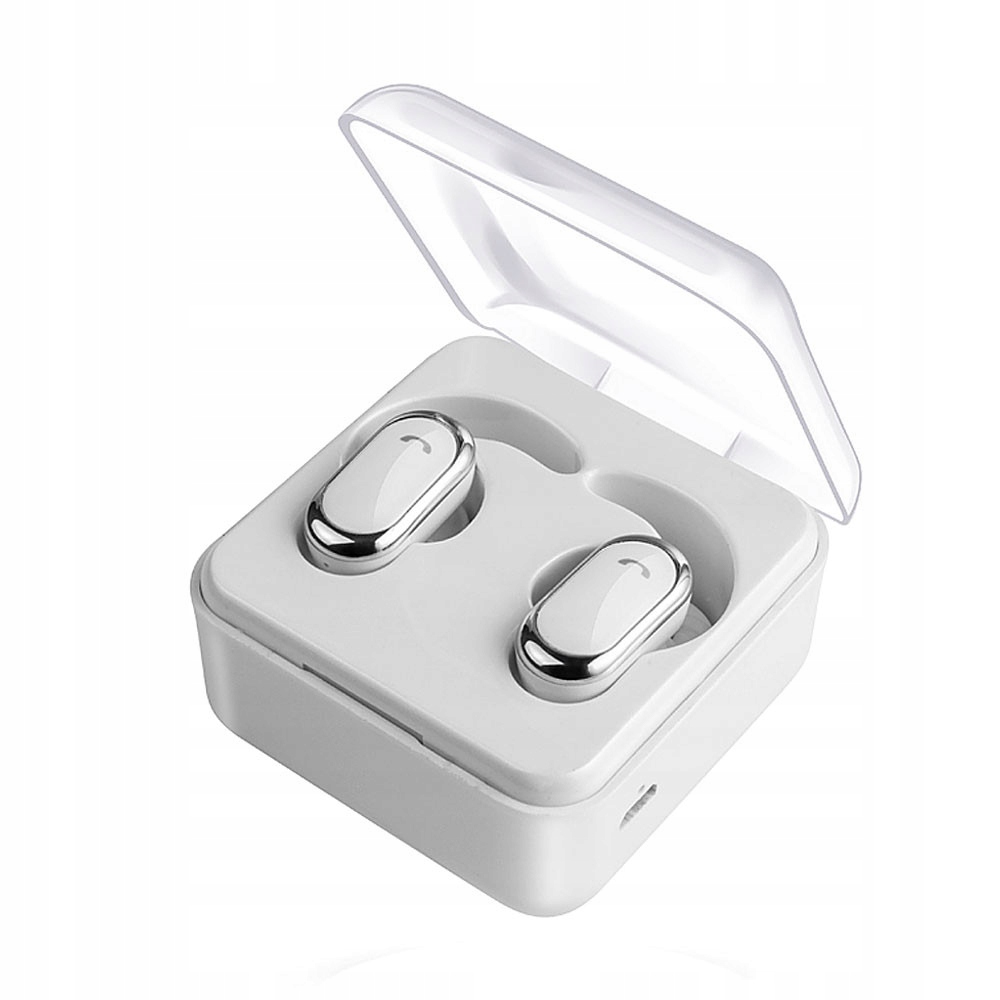 Bezprzewodowe słuchawki Bluetooth V4.2 Białe D005