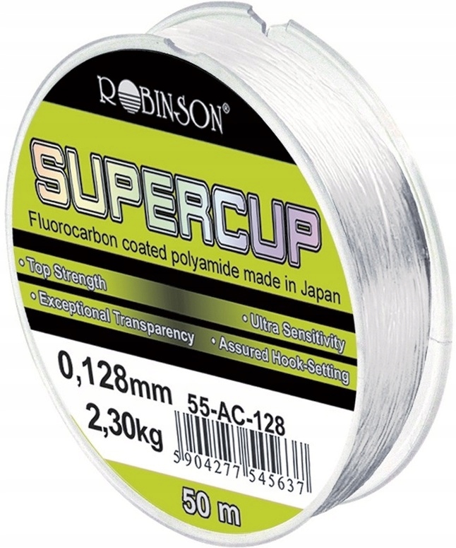 

Żyłka Robinson Supercup 50m 0,245mm Przyponowa
