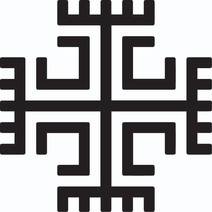 

Naklejka na auto samochód Słowian Symbol Ręce Boga