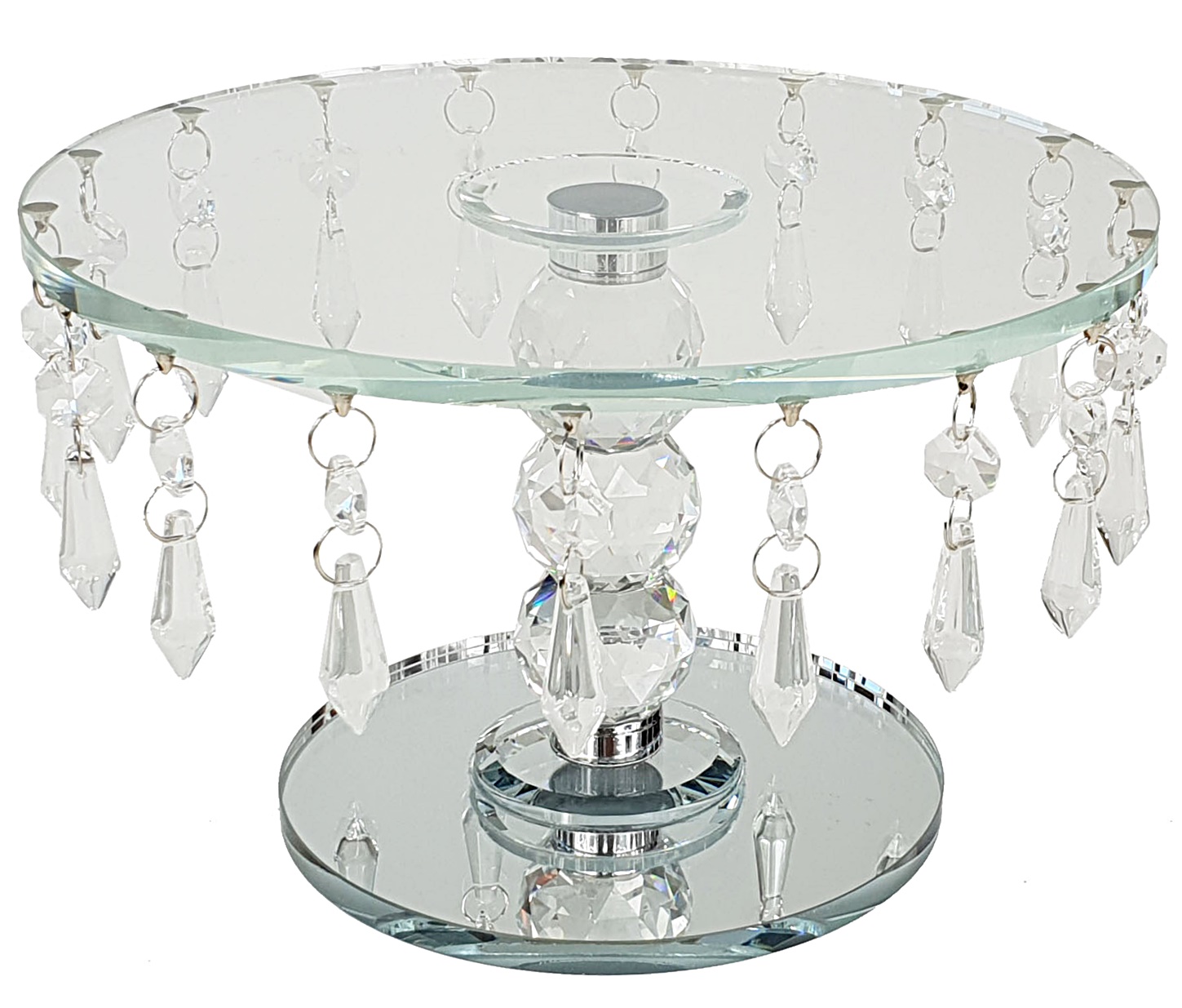 PATERA SZKLANA NA CIASTA OWOCE ⌀ 23 cm TACA