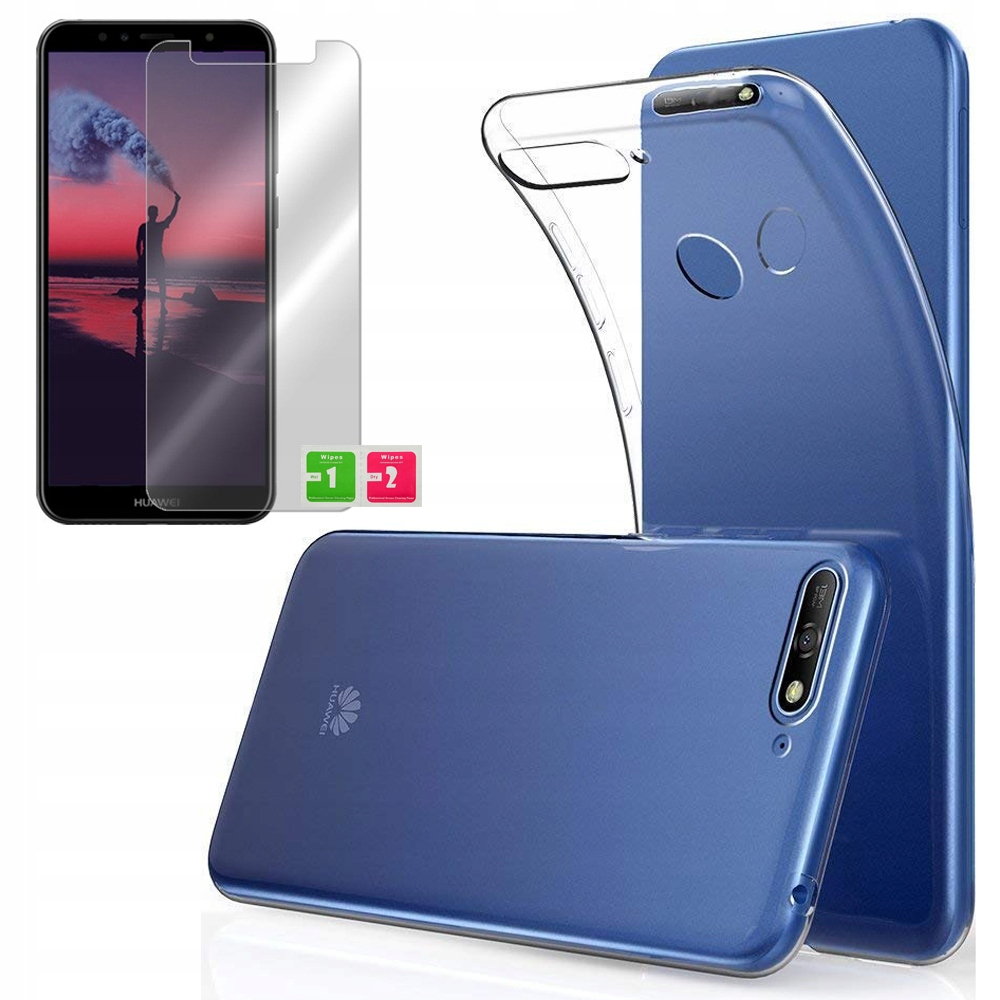 

ETui do Huawei Y6 2018 Prime / Honor 7A + Szkło 9H