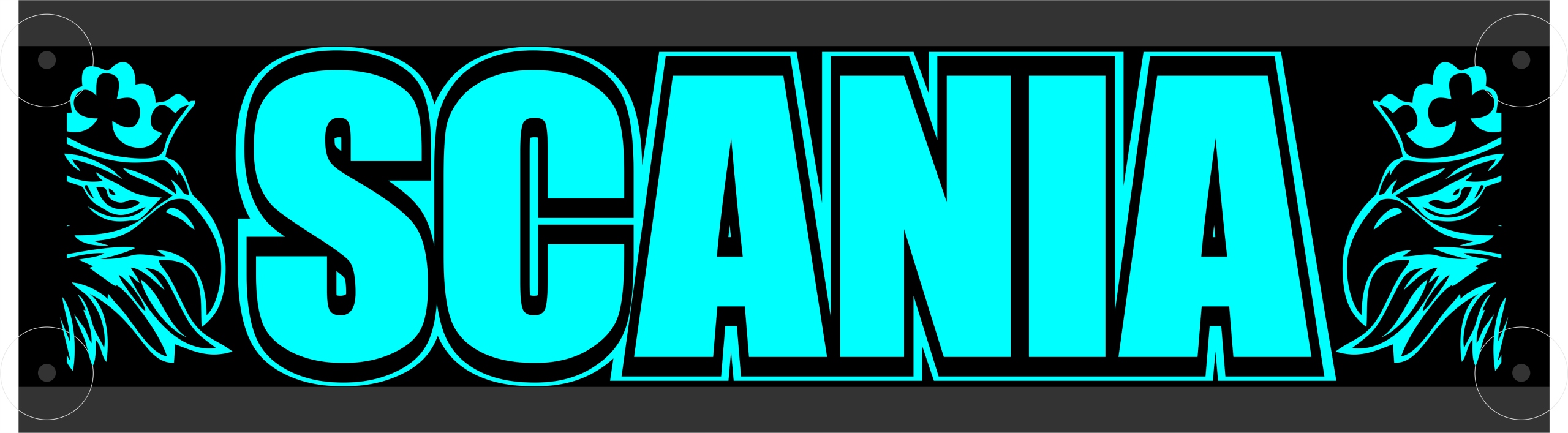 LED Scania 50x14 LED plaque + free of CHARGE