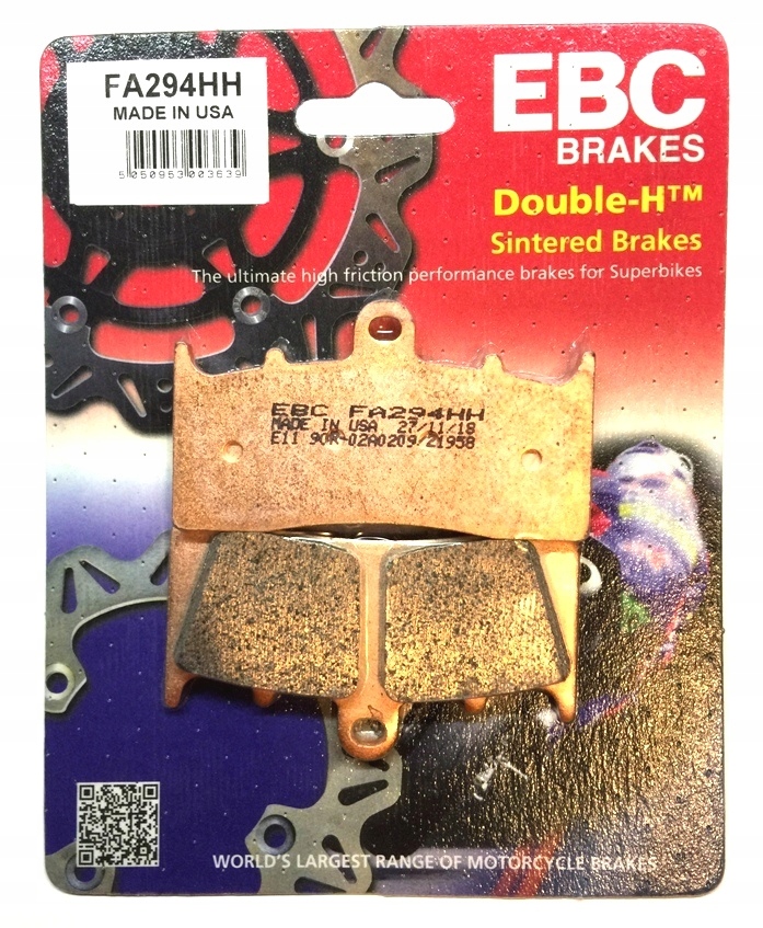 FA294HH - КОЛОДКИ ПЕРЕДНІ BMW K 1200 R LT 1300 R DYNAMIC EVO