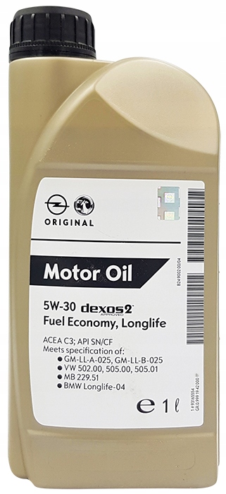 

Gm 5W30 DEXOS2 1L Olej Syntetyczny General Motors