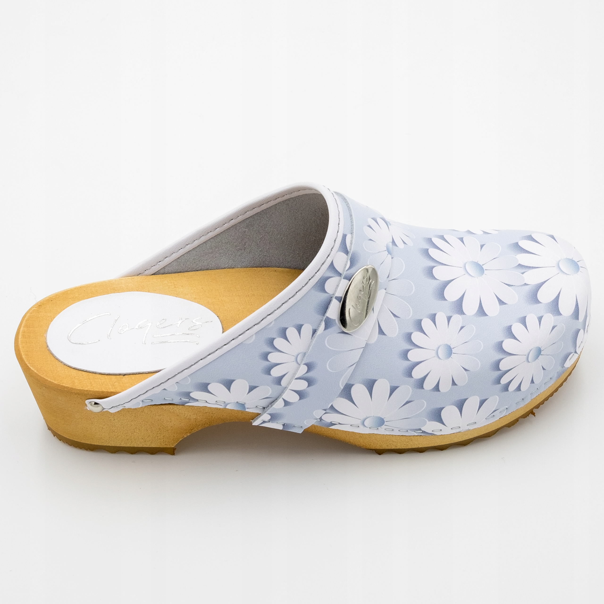 

Chodaki drewniaki skórzane obuwie medyczne Clogers