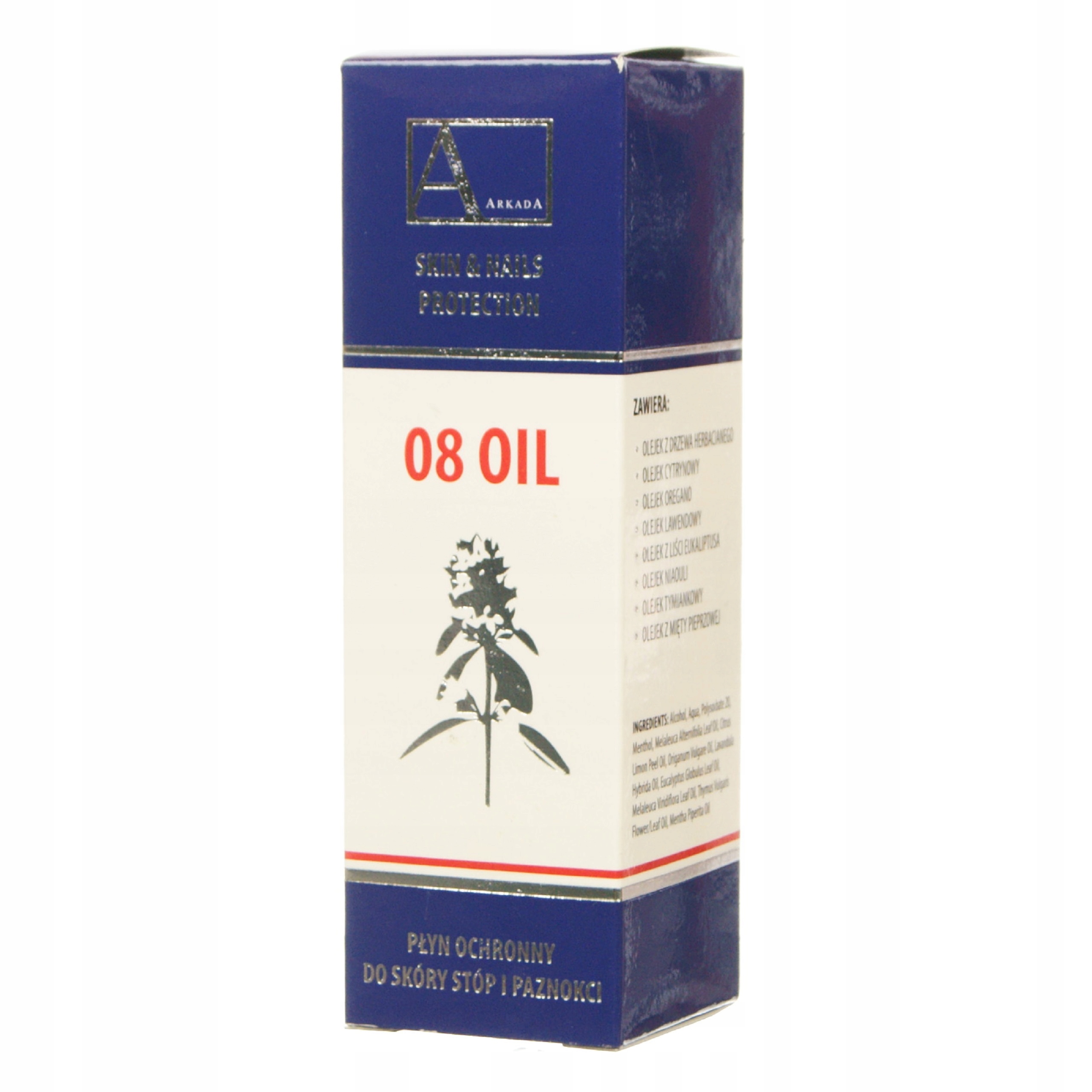 ARKADA PŁYN OCHRONNY DO SKÓRY STÓP I PAZNOKCI 08 OIL 30 ML