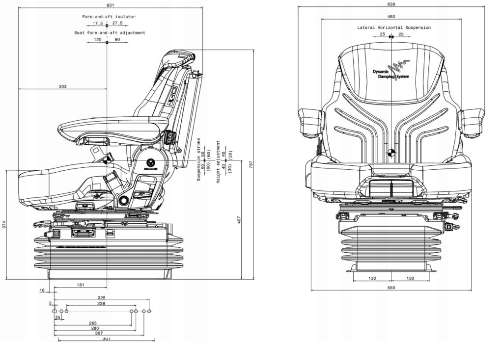 2401288545 - Кресло Grammer MSG95AL / 741 Maximo Dynamic