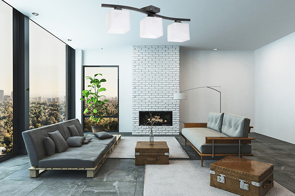 SUFITOWA LAMPA WISZĄCA PLAFON ŻYRANDOL SZKLANA LED Rodzaj gwintu E27