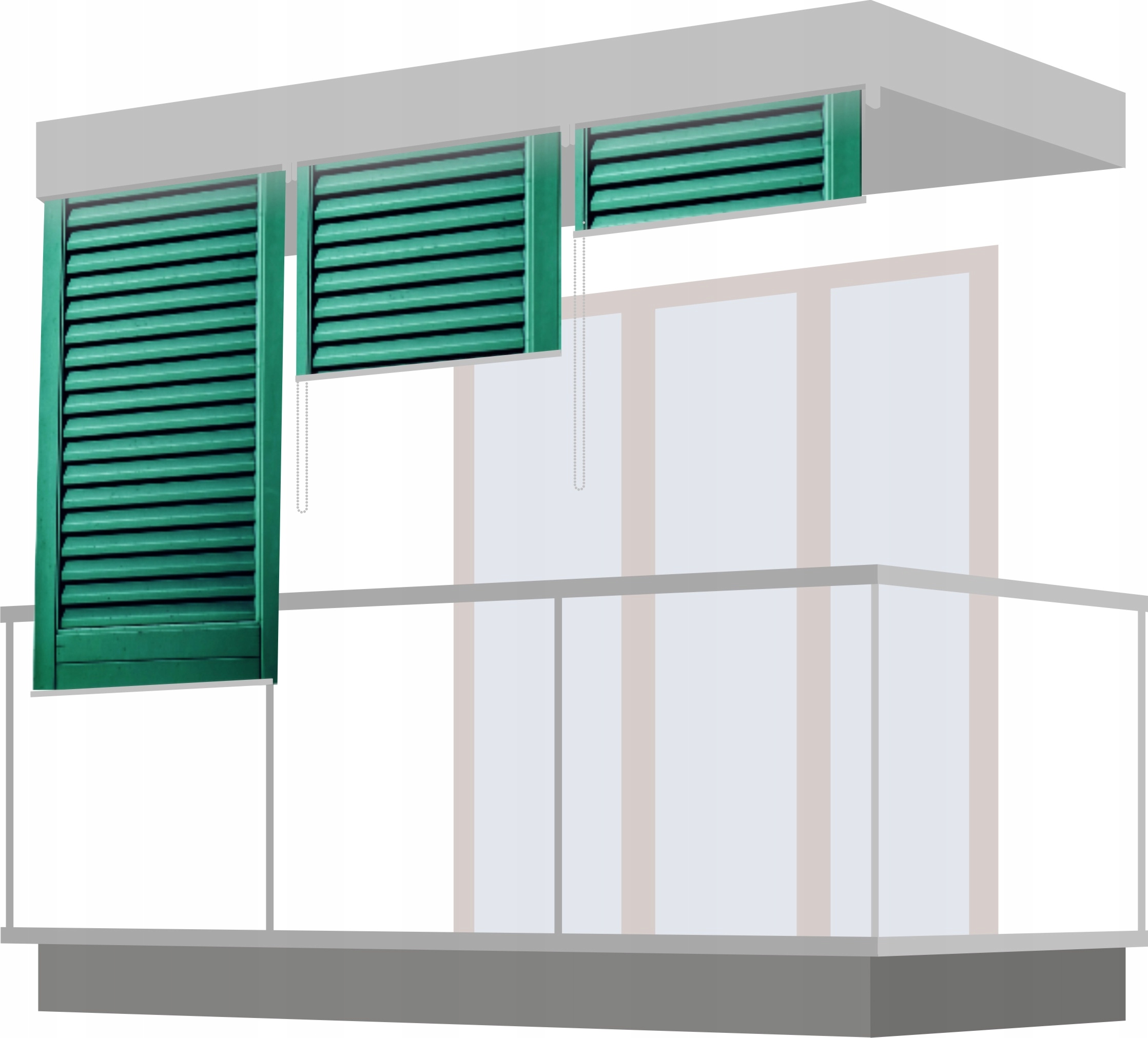 FOTOROLETY балконные террасные внешние 135x150