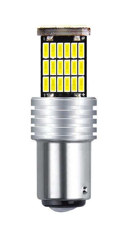 ŻARÓWKA LED 45 SMD 4014 P21/5W BAY15D BIAŁA Typ P21/5W / BAY15d