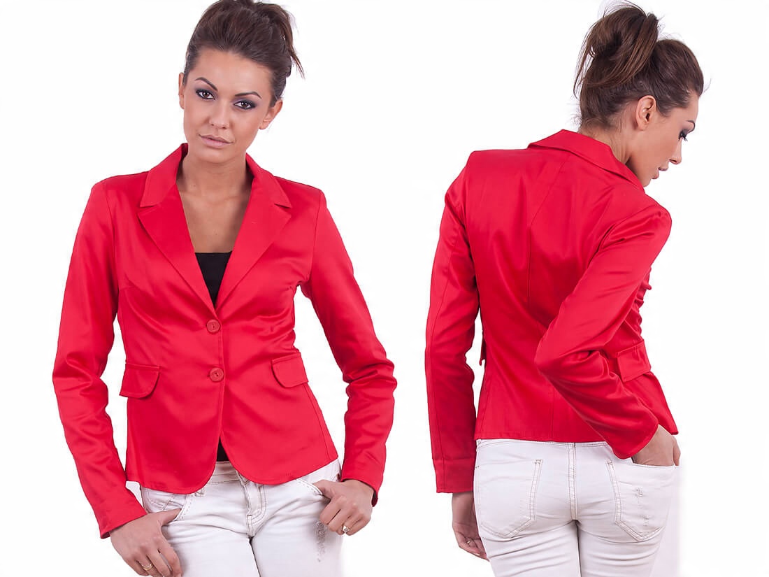 

Marynarka Żakiet Boyfriend Blazer Guziki r.42