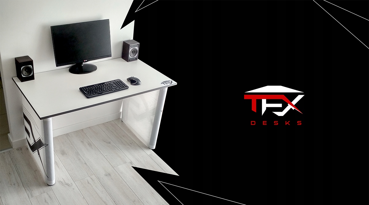 Biurko gamingowe komputerowe dla gracza TEX DESIGN Marka inna