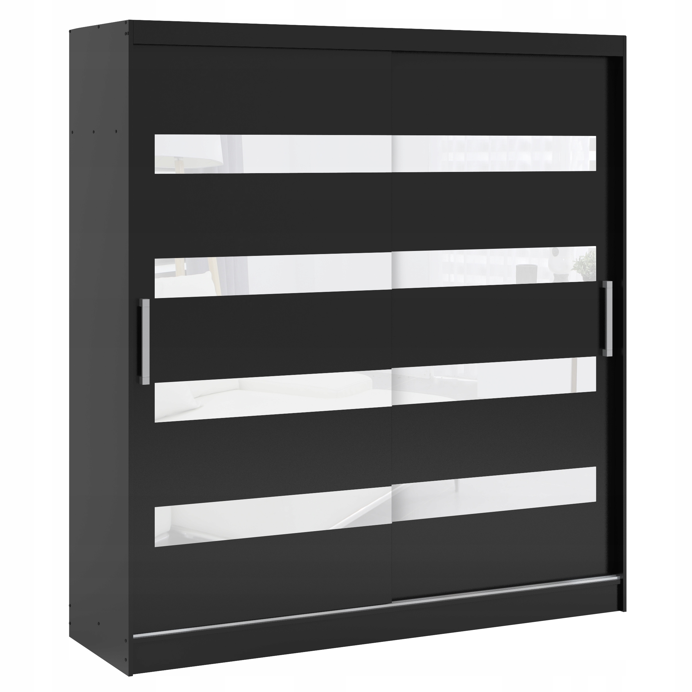 Szafa przesuwna FOSTER 200 biała SZKŁO 12 kolorów Kod producenta FOS200B