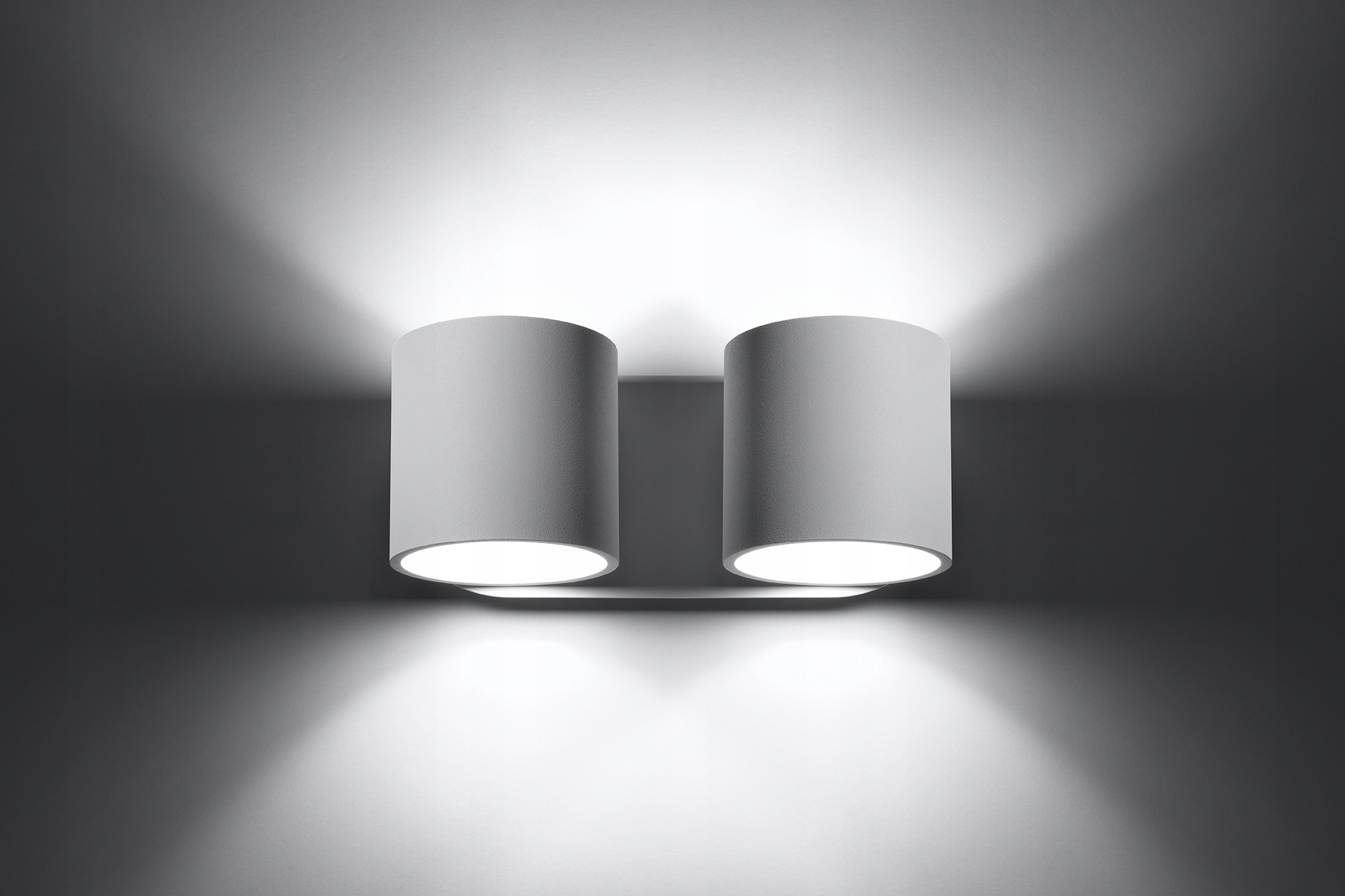 Lampa Aluminium Ścienna Kinkiet ORBIS 2 BIAŁY LED Kod producenta SL.0659