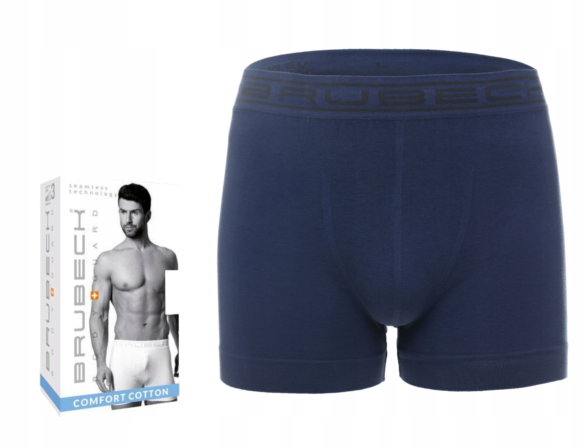 

Brubeck Bokserki Męskie BX00501A Indygo r.S