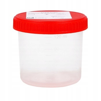 

Pojemnik na mocz 120 ml z nakrętką niesterylny