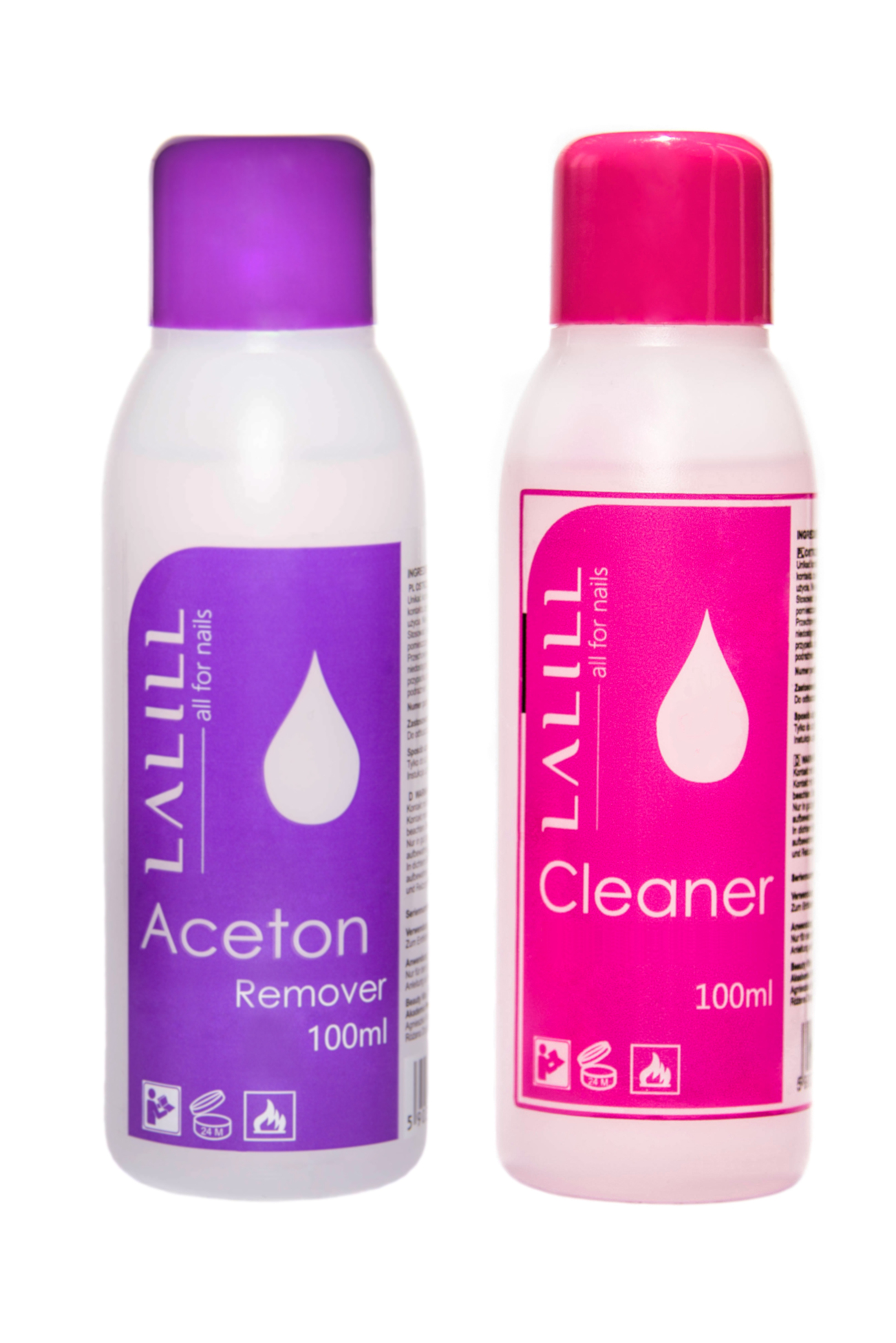 

Aceton 100ml i Cleaner 100ml Manicure