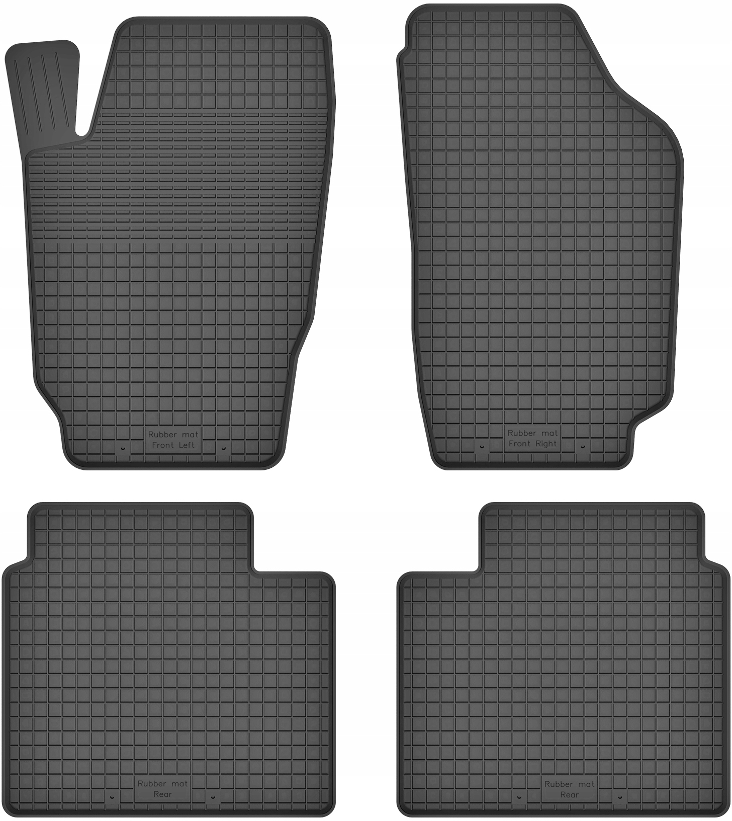 

Dywaniki gumowe korytkowe do Kia Sorento I 1 02-09