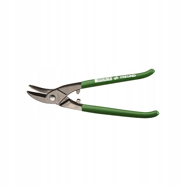 Nożyce figurowe lewe zielone 250mm Freund 01271250