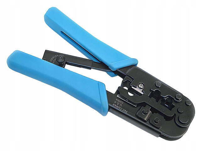 Zaciskacz wtyków modularnych 4P/6P/8P RJ9/10/11/12/45 Hanlong HT-N5684R