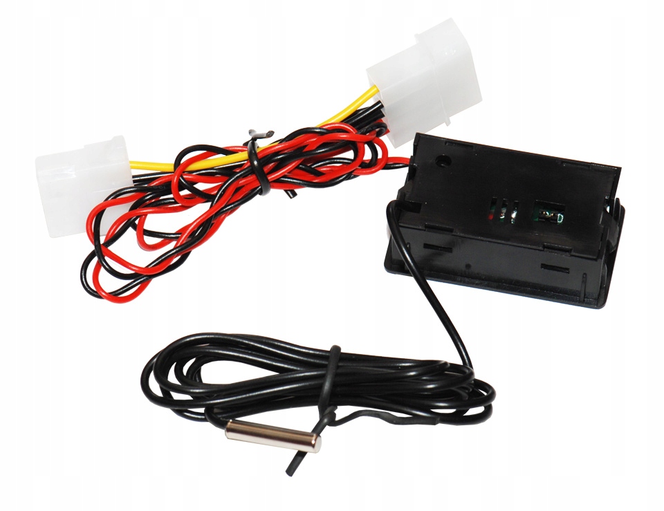 Termometr elektroniczny panelowy LED -50+110C nowy Pomiar temperatura powietrza