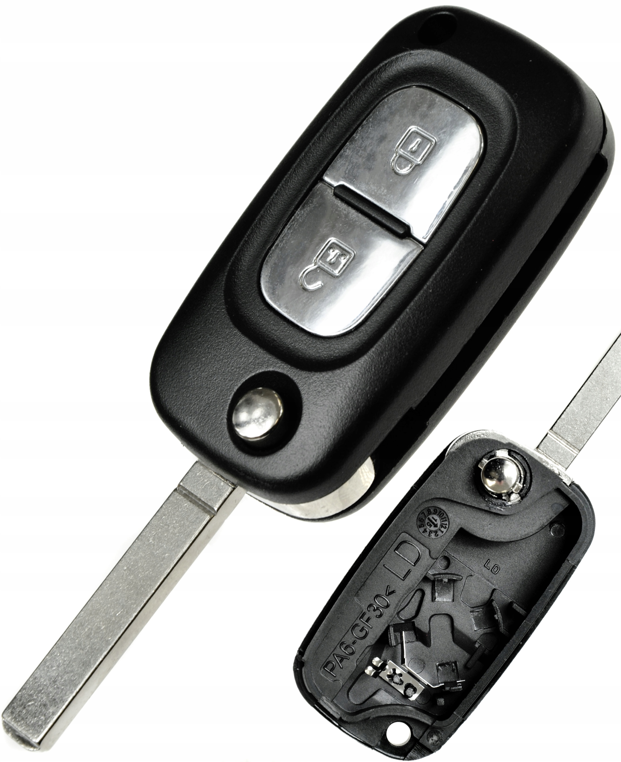 

Renault Clio III IV Modus Kluczyk Pilot Obudowa 2P