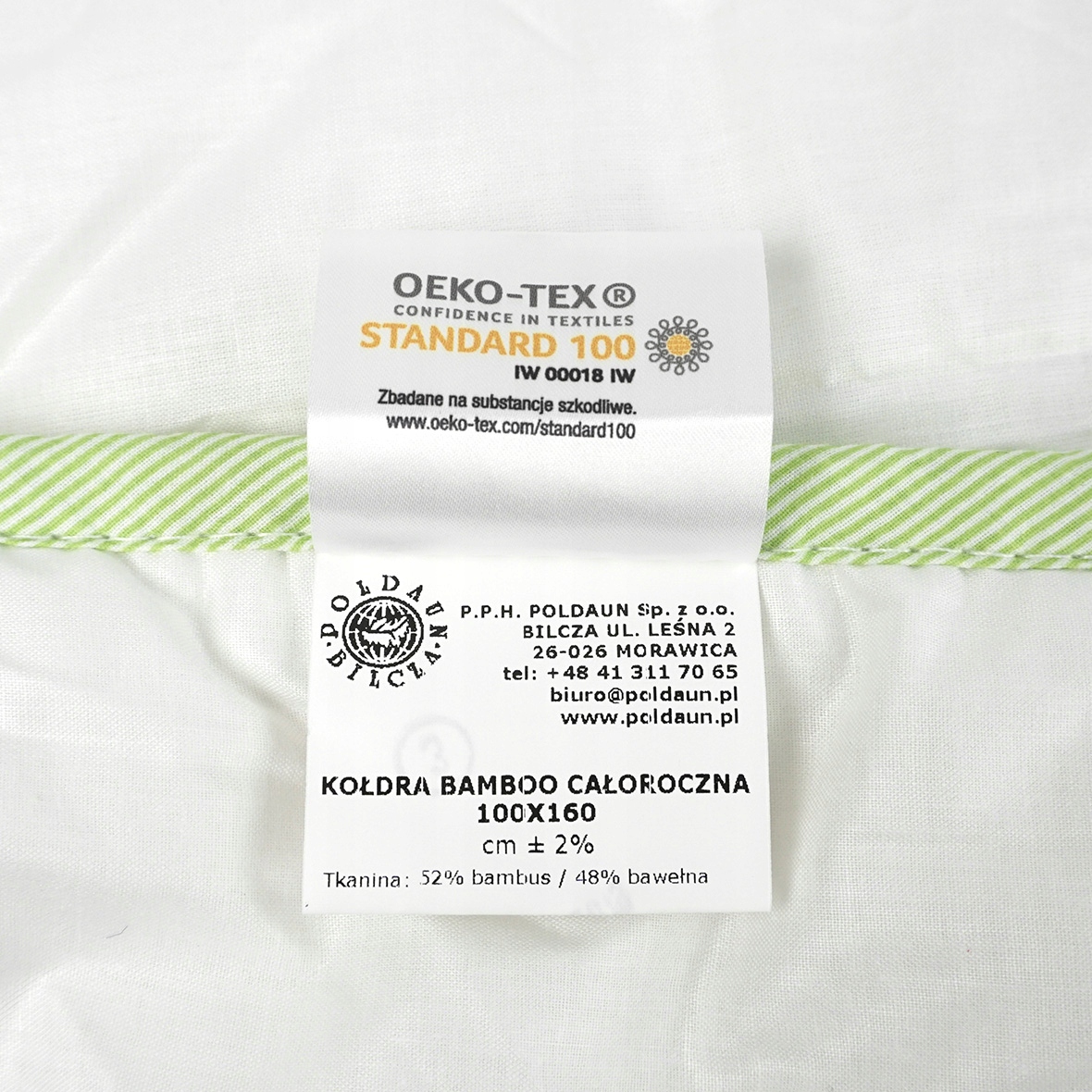 BAMBUSOWA Polska kołdra 100x160 cm całoroczna Płeć chłopcy dziewczynki